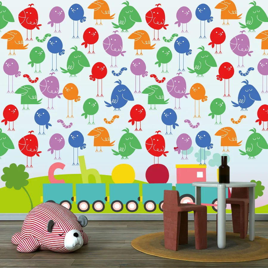 Cartoon Custom Self Adhesive Wallpaper for Living Room Contact Wall Paper Home Decor Kids Baby Nursery Bedroom Animal Bird Mural
Cartoon Custom Self Adhesive Wallpaper for Living Room Contact Wall Paper Home Decor Kids Baby Nursery Bedroom Animal Bird Mural