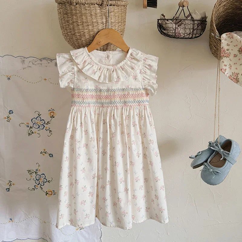 2026 New Summer 2-7Yrs Baby Girl Birthday Party Dress Flying Sleeve Cotton Print Kids Princess Dresses Baby Girl Clothing
2026 New Summer 2-7Yrs Baby Girl Birthday Party Dress Flying Sleeve Cotton Print Kids Princess Dresses Baby Girl Clothing