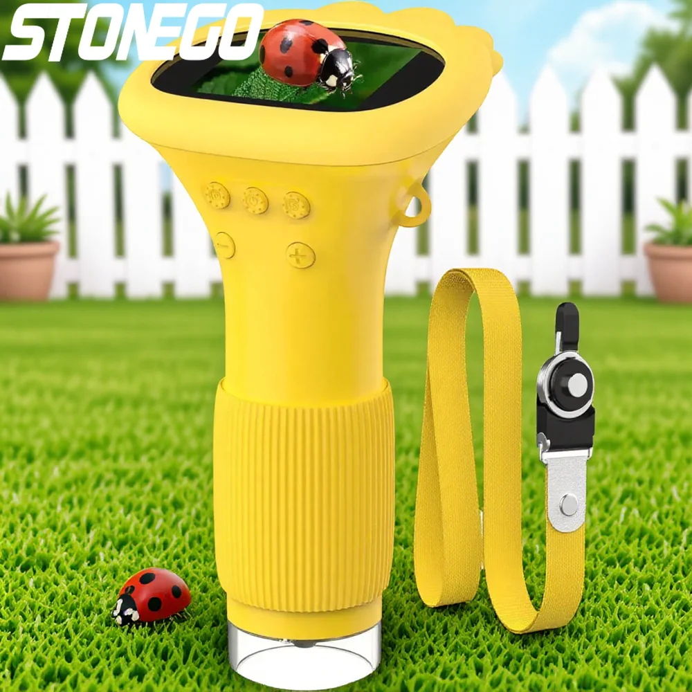 1000X Portable HD Electronic Magnifier with IPS Screen Adjustable LED Lights Real Time Imaging for Kids and Adults
1000X Portable HD Electronic Magnifier with IPS Screen Adjustable LED Lights Real Time Imaging for Kids and Adults