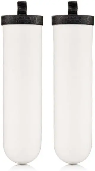 7" Ultra Sterasyl Ceramic Gravity Filter Cartridge 2 Pack, Reduces Contaminants, Improves Taste & Odour, NSF Certified
7" Ultra Sterasyl Ceramic Gravity Filter Cartridge 2 Pack, Reduces Contaminants, Improves Taste & Odour, NSF Certified