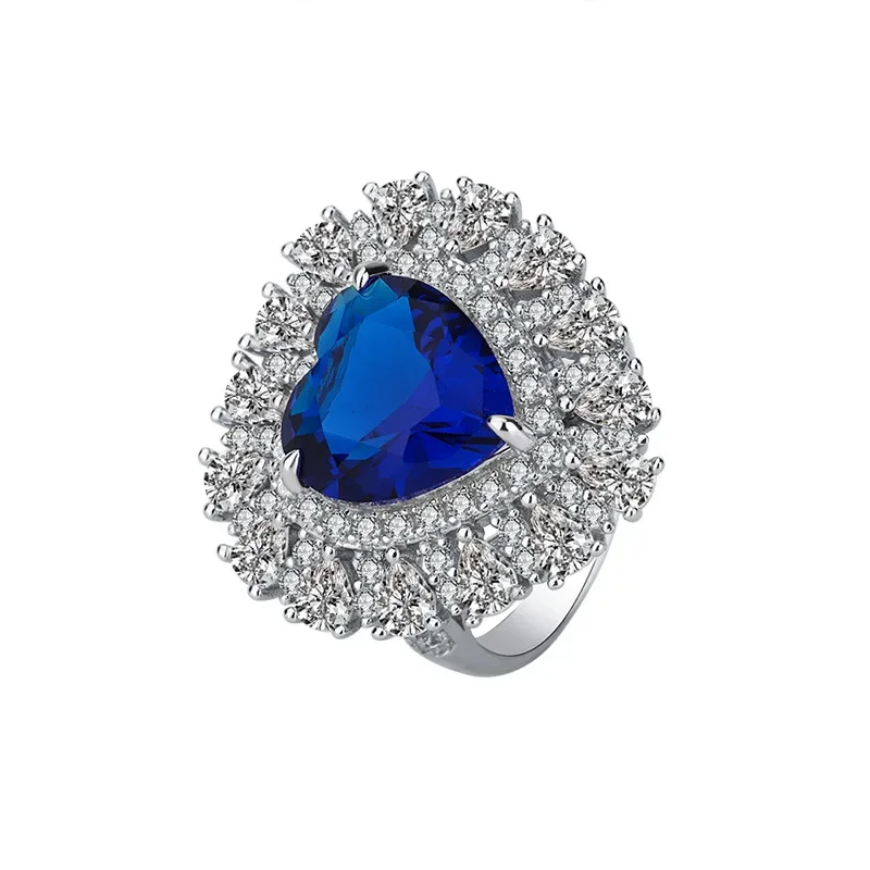 S925 Silver Engagement Colorful Treasure Heart Shaped Full Set Ring Main Stone 12 * 12 Jewelry Wedding Ring
S925 Silver Engagement Colorful Treasure Heart Shaped Full Set Ring Main Stone 12 * 12 Jewelry Wedding Ring