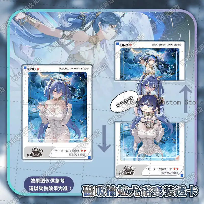 IUNO Wuthering Waves Cute Magnetic Acrylic Pull-out Pendant Sexy Creativity Retractable Keychain Cosplay Decoration Anime Gift
IUNO Wuthering Waves Cute Magnetic Acrylic Pull-out Pendant Sexy Creativity Retractable Keychain Cosplay Decoration Anime Gift