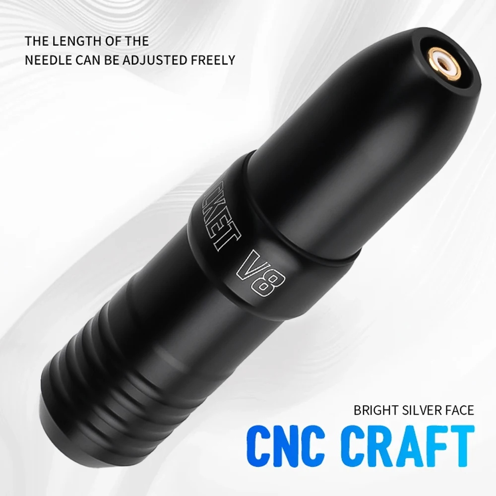Набор для татуировки Tattoo Pen Rocket V8: роторная тату-машинка с картриджами и RCA-интерфейсом для начинающих.
Набор для татуировки Tattoo Pen Rocket V8: роторная тату-машинка с картриджами и RCA-интерфейсом для начинающих.