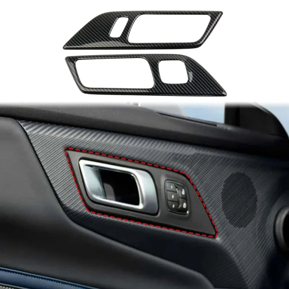 Embellecedor cubierta Panel manija puerta interior para Ford Mustang 2024, accesorios fibra carbono, nuevo
Embellecedor cubierta Panel manija puerta interior para Ford Mustang 2024, accesorios fibra carbono, nuevo