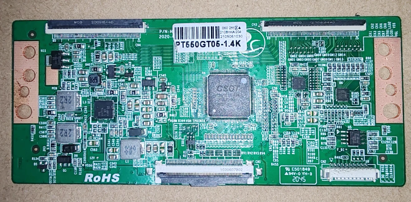 PT550GT05-1 4k test work for 55 inch logic board t-con
PT550GT05-1 4k test work for 55 inch logic board t-con