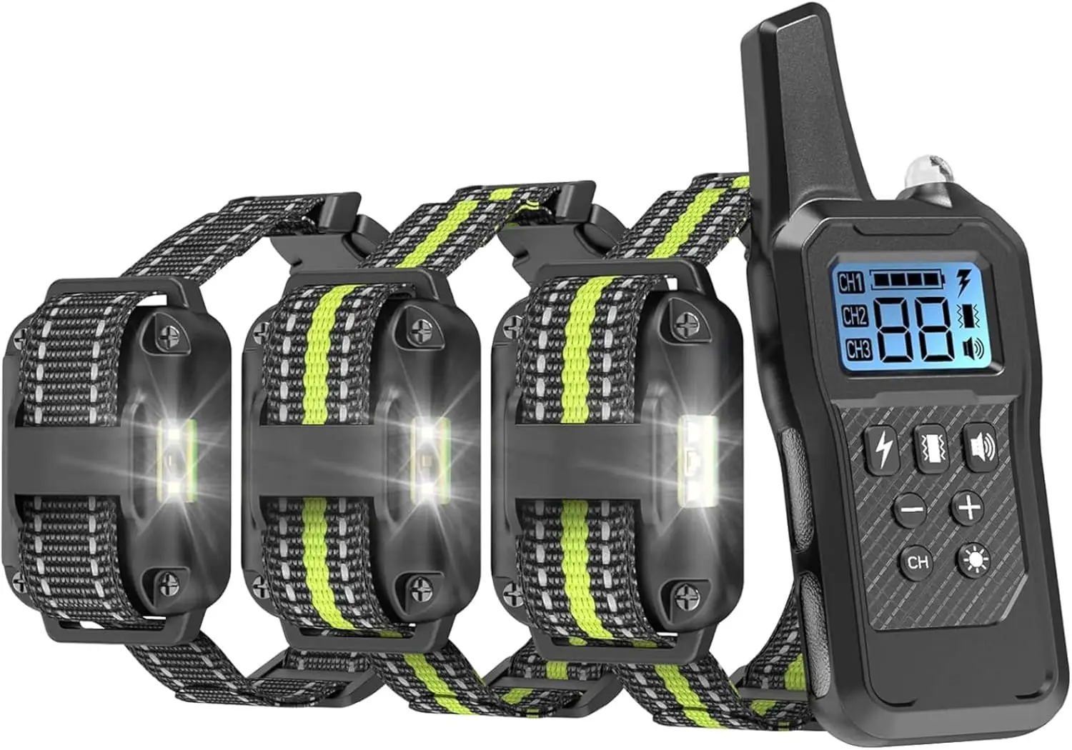 Waterproof Dog Training Collar with Remote, 3 Modes for Small to Large Dogs - Shock, Vibrate, Beep
Waterproof Dog Training Collar with Remote, 3 Modes for Small to Large Dogs - Shock, Vibrate, Beep