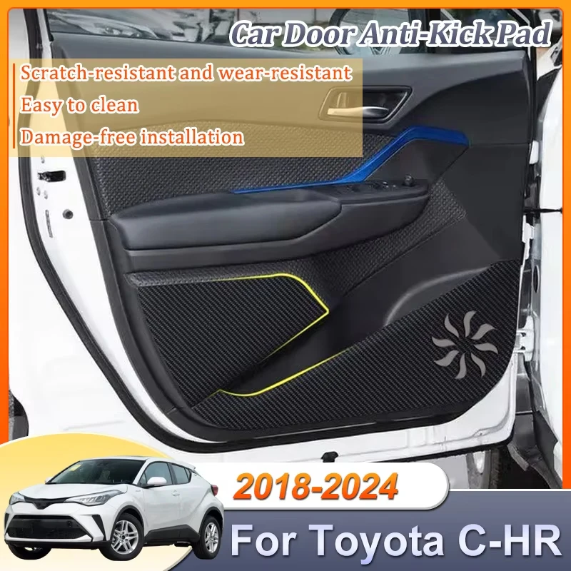 Дверь автомобиля, противоударная накладка, 4 шт., для Toyota C-HR CHR 2018-2024, защитная наклейка из углеродного волокна, коврик для защиты от грязи, аксессуары для интерьера
Дверь автомобиля, противоударная накладка, 4 шт., для Toyota C-HR CHR 2018-2024, защитная наклейка из углеродного волокна, коврик для защиты от грязи, аксессуары для интерьера