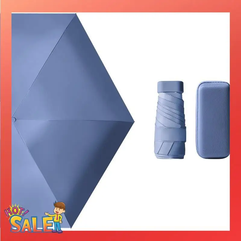 ABCL Six Fold Card Umbrella Portable Pocket Capsule Umbrella Anti-Ultraviolet For Rain And Shine Sunscreen Umbrella
ABCL Six Fold Card Umbrella Portable Pocket Capsule Umbrella Anti-Ultraviolet For Rain And Shine Sunscreen Umbrella