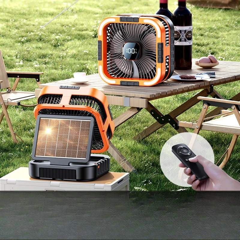 2025 new solar outdoor camping fan rechargeable electric fan strong wind long battery life shaking head refrigeration
2025 new solar outdoor camping fan rechargeable electric fan strong wind long battery life shaking head refrigeration