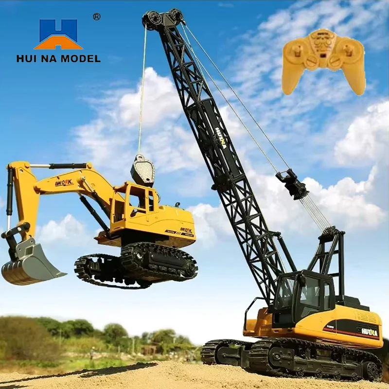 HUINA 1572 Rc Crane 1:14 Large Rc Truck Crawler Alloy Tractor 15 Ch Engineering Car 2.4Ghz Remote Controlled Car Toys for Boys
HUINA 1572 Rc Crane 1:14 Large Rc Truck Crawler Alloy Tractor 15 Ch Engineering Car 2.4Ghz Remote Controlled Car Toys for Boys