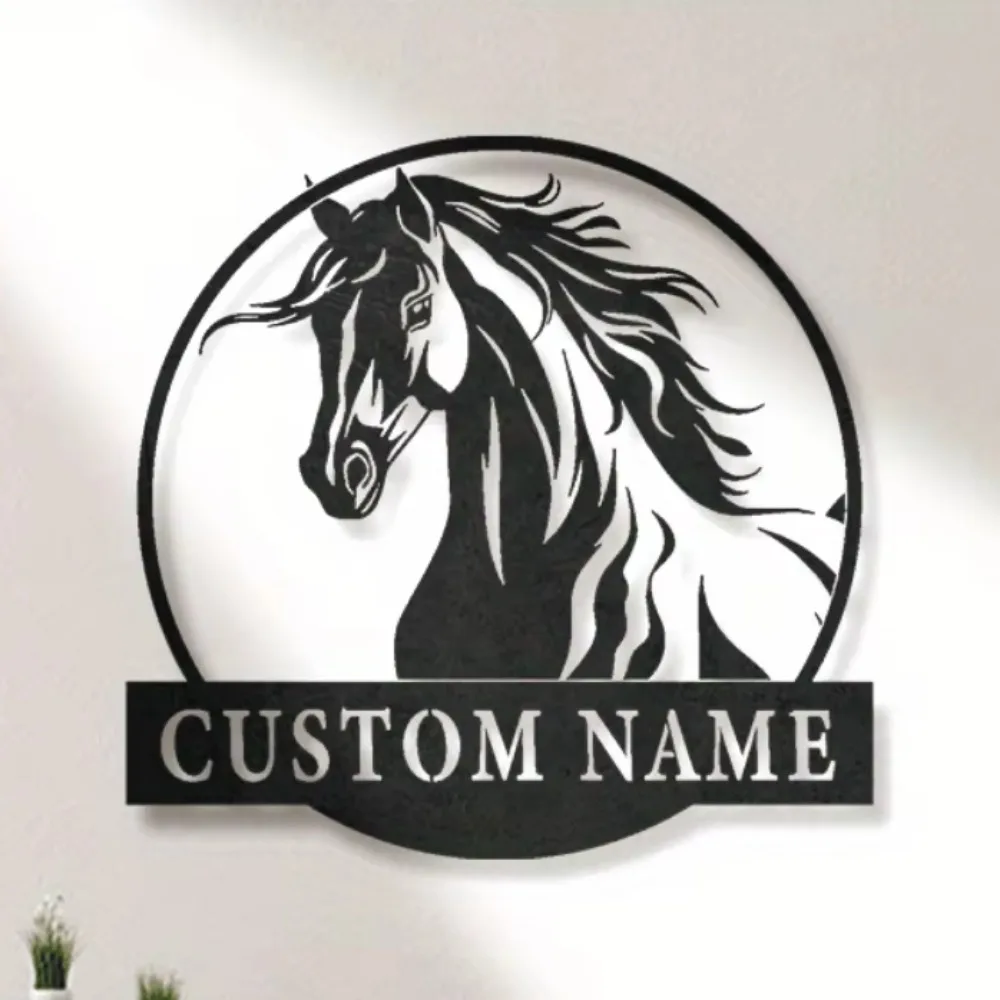 Stand - out Exquisite Custom Hand Crafted Metal Horse Wall Art - Personalized Sign. Durable Housewarming Decor, Great Gift.
Stand - out Exquisite Custom Hand Crafted Metal Horse Wall Art - Personalized Sign. Durable Housewarming Decor, Great Gift.
