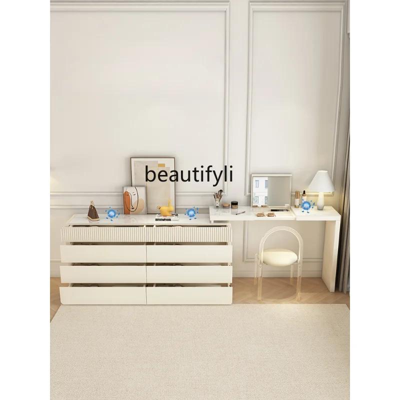 Cream Style Chest of Drawers Dresser Integrated Simple Modern Master Bedroom Aisle Corner Desk Bedside Table Dresser Integrated
Cream Style Chest of Drawers Dresser Integrated Simple Modern Master Bedroom Aisle Corner Desk Bedside Table Dresser Integrated