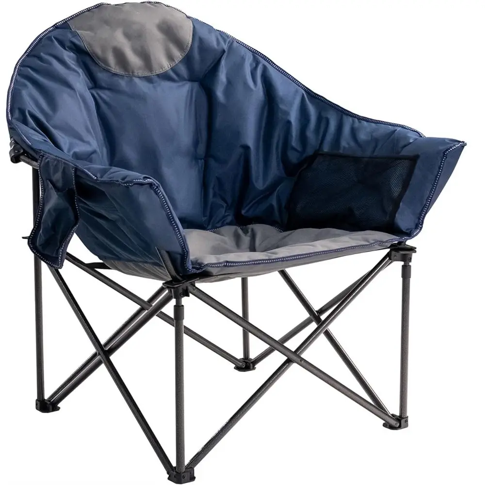 Extra Large Outdoor Chair with Cup Holder and Carry Bag, 500lbs Capacity, Suitable for Lawn, Sports, and Patio (Blue & Gray)
Extra Large Outdoor Chair with Cup Holder and Carry Bag, 500lbs Capacity, Suitable for Lawn, Sports, and Patio (Blue & Gray)