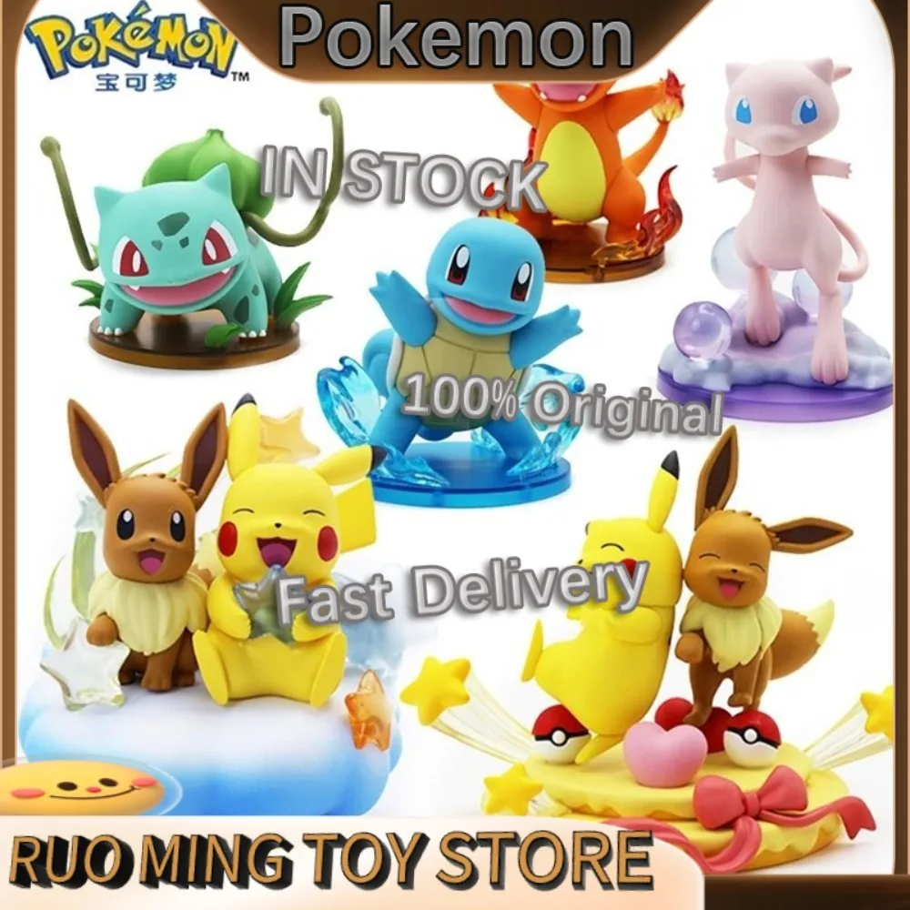 IN Stock Pokemon Anime Figure Pikachu Psyduck Eevee Sylveon Anime Figurine Doll Tabletop Toy Ornament Collectible Model Kid Gift
IN Stock Pokemon Anime Figure Pikachu Psyduck Eevee Sylveon Anime Figurine Doll Tabletop Toy Ornament Collectible Model Kid Gift