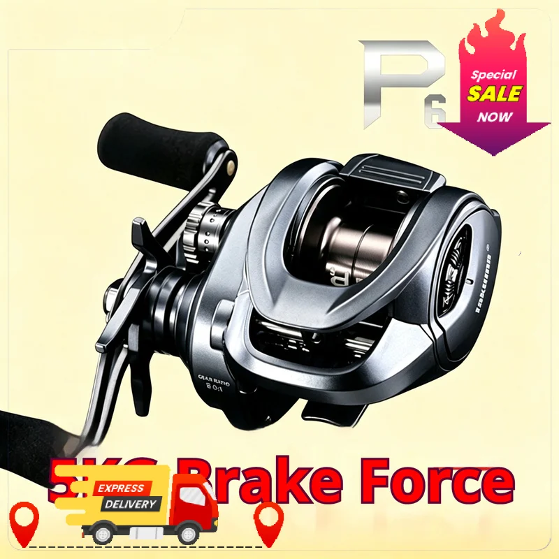Short Spool Baitcasting Reel 8.0:1 High Speed Dual Magnetic Brake Freshwater Fishing Reel for Mandarin Fish Topmouth Culter
Short Spool Baitcasting Reel 8.0:1 High Speed Dual Magnetic Brake Freshwater Fishing Reel for Mandarin Fish Topmouth Culter