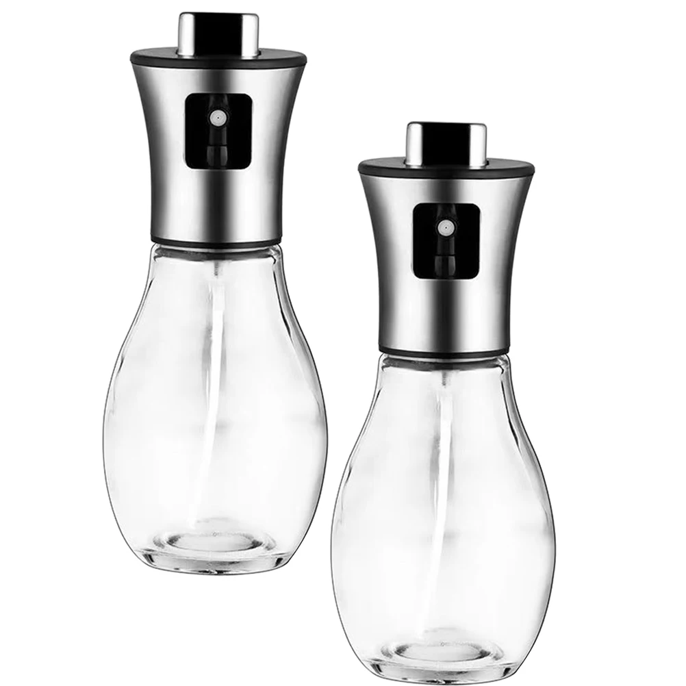 2Pcs Oil Spray Bottle for Cooking Glass with Stainless Steel Sprayer Reusable Kitchen Gadget Olive Oil Dispenser Healthy Diet
2Pcs Oil Spray Bottle for Cooking Glass with Stainless Steel Sprayer Reusable Kitchen Gadget Olive Oil Dispenser Healthy Diet