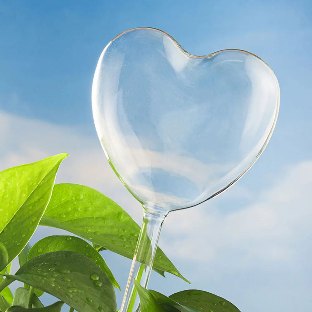 3Pcs Heart Shaped Glass Self Watering Globes for Potted Plants Bonsai Automatic Watering Device Garden Home Indoor Outdoor Use
3Pcs Heart Shaped Glass Self Watering Globes for Potted Plants Bonsai Automatic Watering Device Garden Home Indoor Outdoor Use