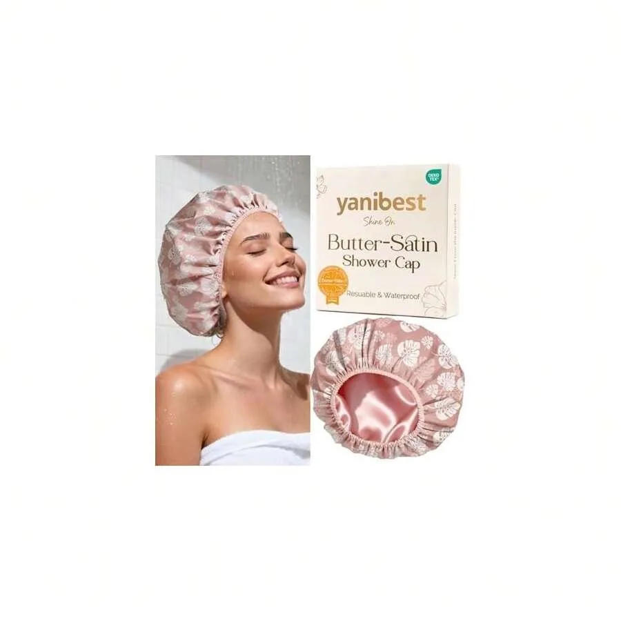 Yanibest Shower Cap For Women - Hair Satin Bonnet Shower Cap For Women Waterproof Extra Large Double Layer Reusable Adjustable
Yanibest Shower Cap For Women - Hair Satin Bonnet Shower Cap For Women Waterproof Extra Large Double Layer Reusable Adjustable