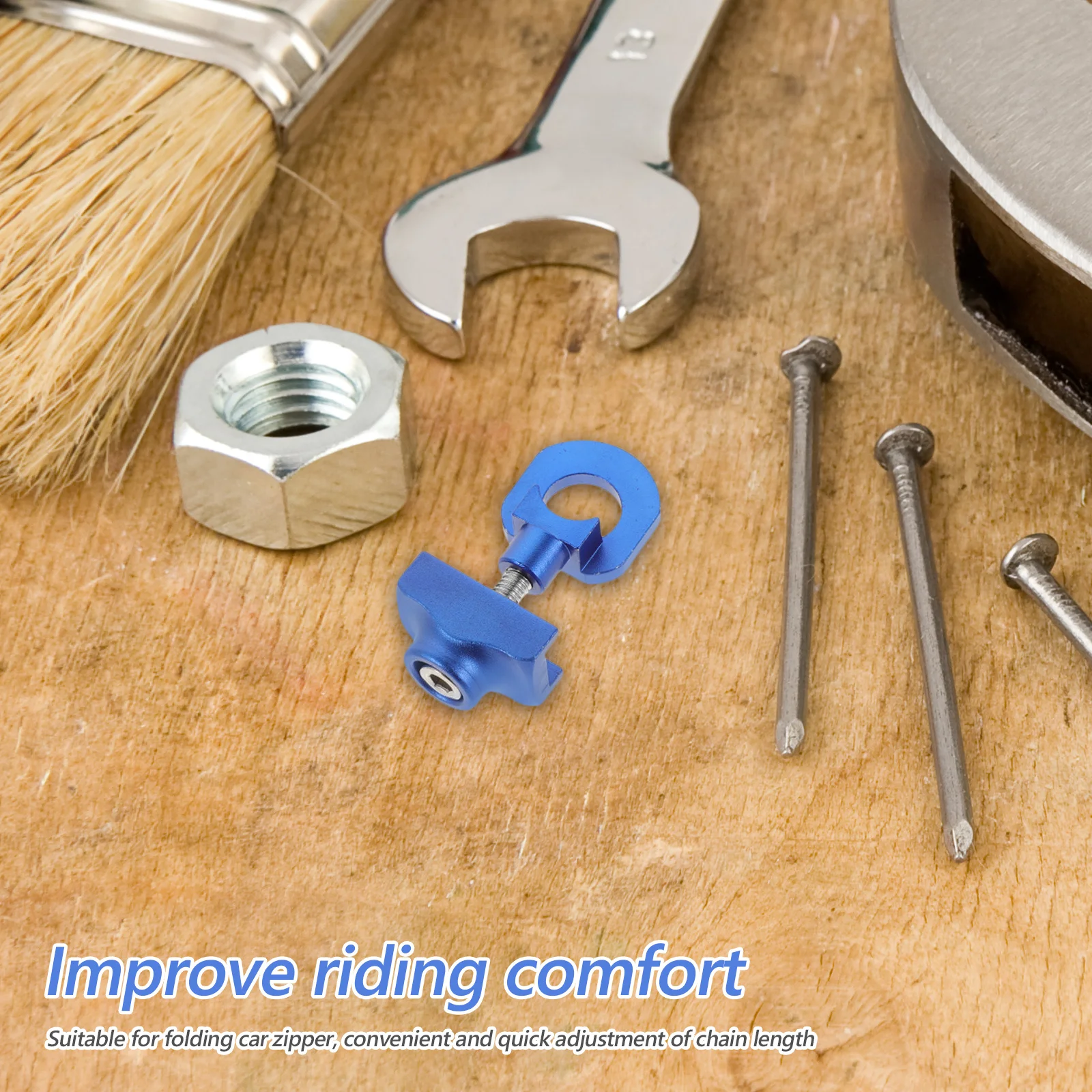 Bike Chain Adjuster Tensioner Compact Lightweight Reliable for Folding Bikes Fast Adjustment Without Special Tools Cycling Chain
Bike Chain Adjuster Tensioner Compact Lightweight Reliable for Folding Bikes Fast Adjustment Without Special Tools Cycling Chain