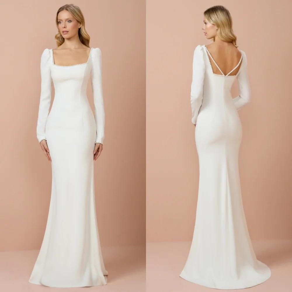 Customized Elegant Jersey Pleat Mermaid Square Neck Long Dresses Bespoke Occasion Evening Sizes Available
Customized Elegant Jersey Pleat Mermaid Square Neck Long Dresses Bespoke Occasion Evening Sizes Available