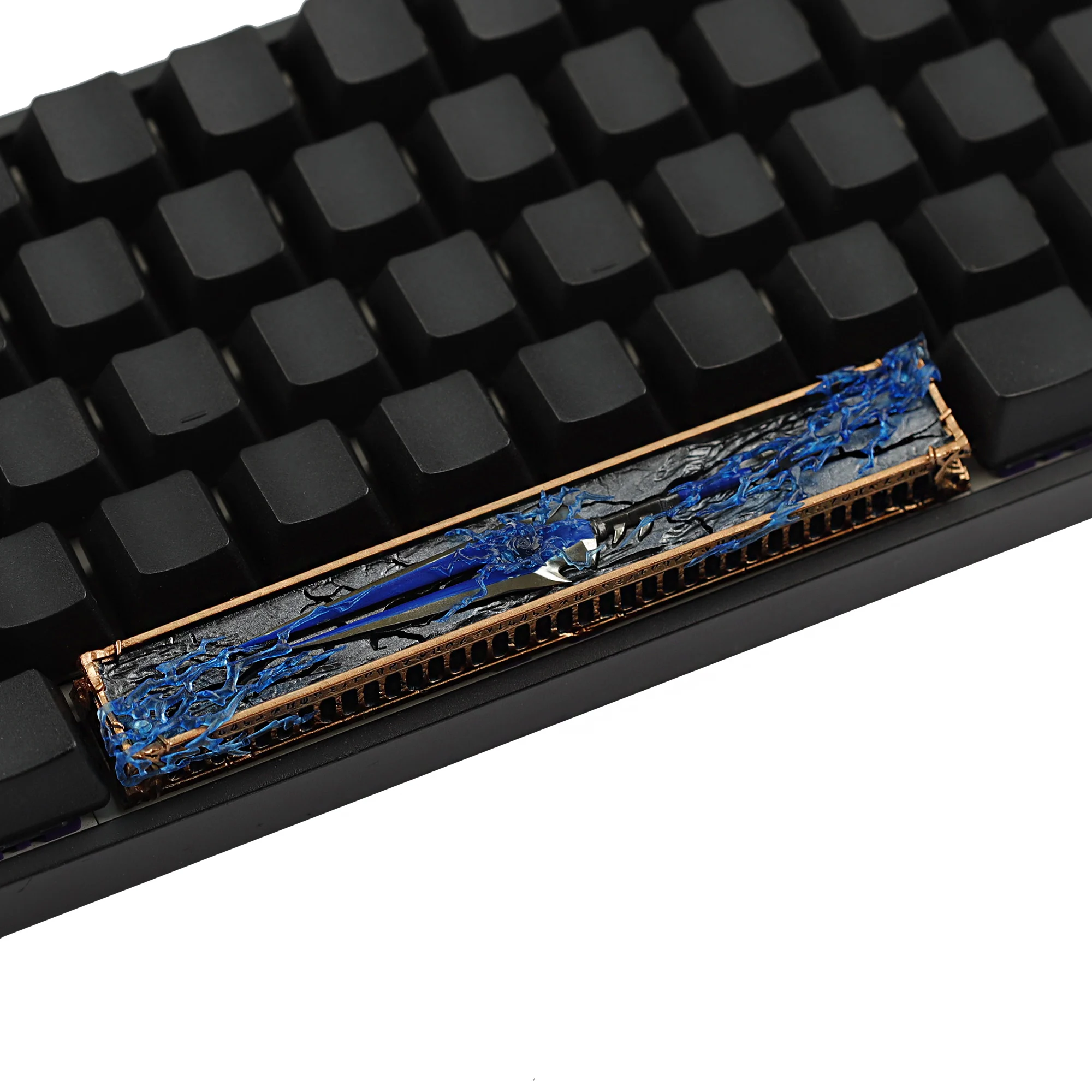 YMDK 1pcs Sparebar Key 6.25u Blue Detachable Metal Sword Unique Cool Personalized Resin Keycaps for MX Mechanical Keyboards
YMDK 1pcs Sparebar Key 6.25u Blue Detachable Metal Sword Unique Cool Personalized Resin Keycaps for MX Mechanical Keyboards