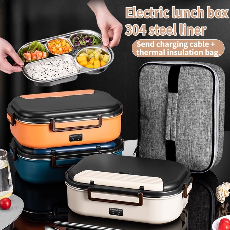 Stainless steel food electric 5-grid large lunch box,no water injection heating,can be for car charging insulated lunch box
Stainless steel food electric 5-grid large lunch box,no water injection heating,can be for car charging insulated lunch box