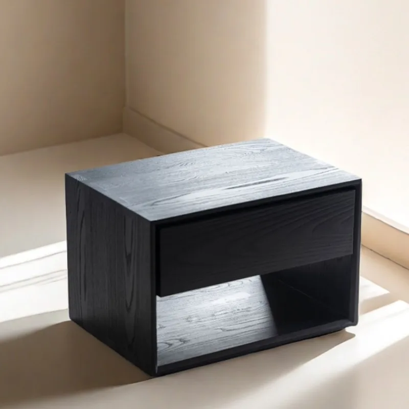 carbonized black bedside drawer small storage cabinet designer simple modern small bedroom bedside table
carbonized black bedside drawer small storage cabinet designer simple modern small bedroom bedside table