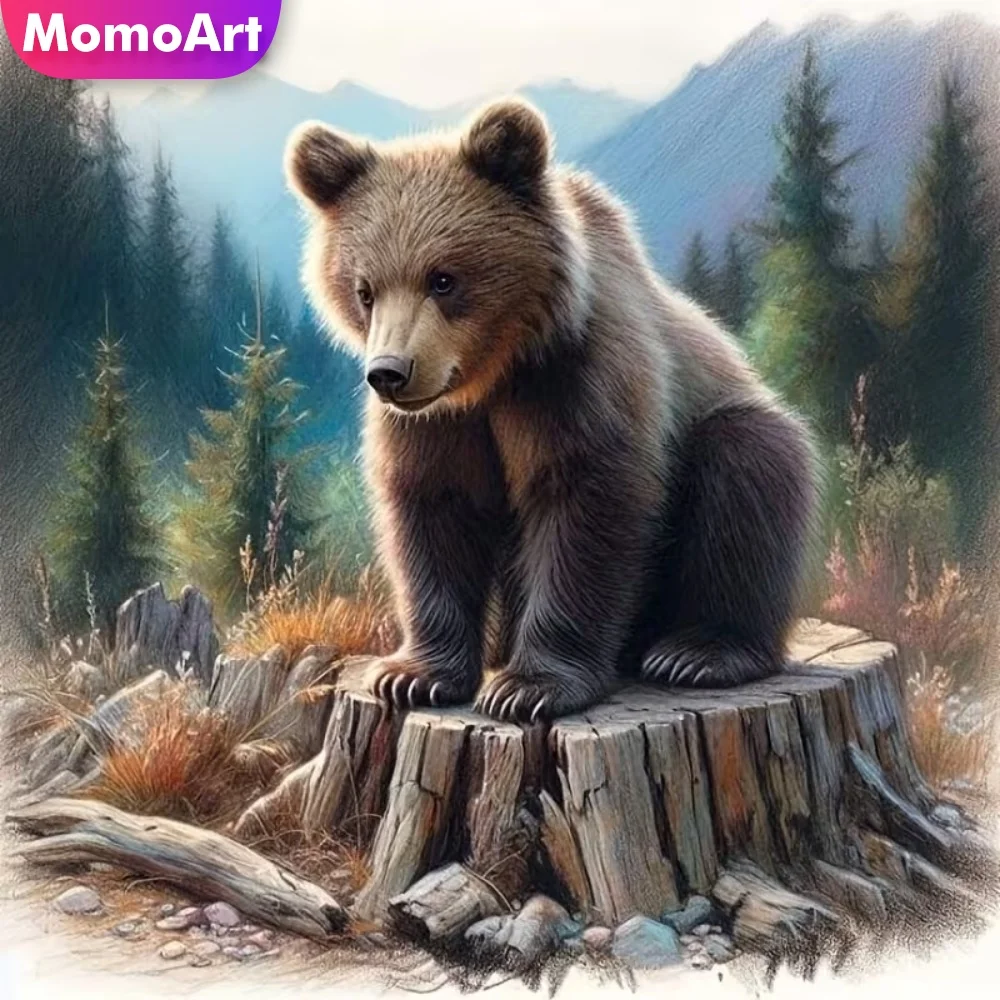 Набор для алмазной вышивки Momoart 5D DIY: Медведь (полная выкладка, квадратные и круглые стразы), мозаика, вышивка крестом, для дома и гостиной, рукоделие
Набор для алмазной вышивки Momoart 5D DIY: Медведь (полная выкладка, квадратные и круглые стразы), мозаика, вышивка крестом, для дома и гостиной, рукоделие
