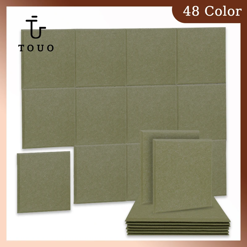 TOUO Studio Soundproofing Acoustic Panels 12 Pcs Wall Stickers Acoustic Room Accessories Acoustic Insulation Panel
TOUO Studio Soundproofing Acoustic Panels 12 Pcs Wall Stickers Acoustic Room Accessories Acoustic Insulation Panel