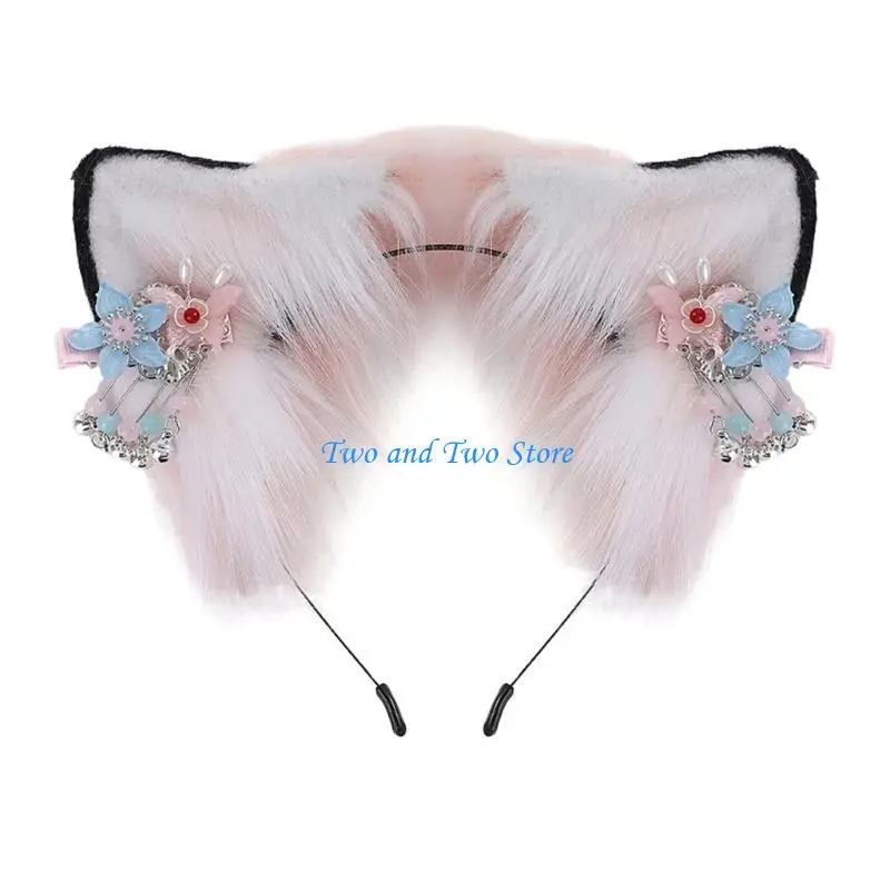 HX6F Anime Character Headband Wolf Ear Hair Hoop Plush Carnivals Party Headpiece Cosplay Party Costume Props Unisex
HX6F Anime Character Headband Wolf Ear Hair Hoop Plush Carnivals Party Headpiece Cosplay Party Costume Props Unisex