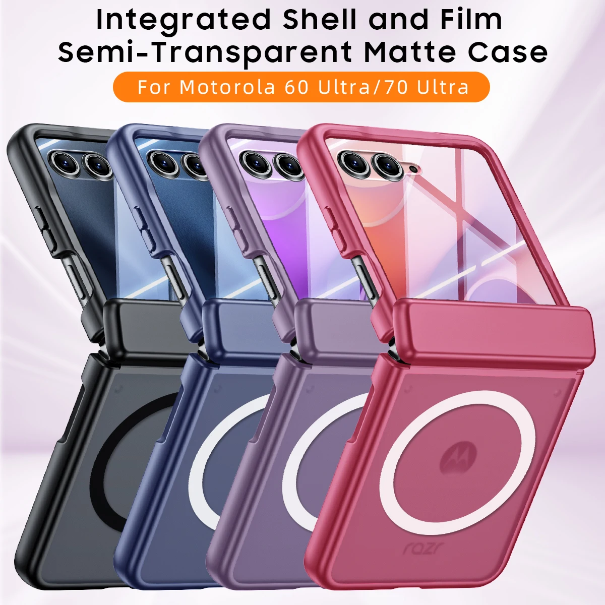 For Magsafe Case For Motorola Razr 70 60 50 Ultra Plus Matte Transparent Hinge With Mirror Film Folding All-inclusive Hard Cover
For Magsafe Case For Motorola Razr 70 60 50 Ultra Plus Matte Transparent Hinge With Mirror Film Folding All-inclusive Hard Cover