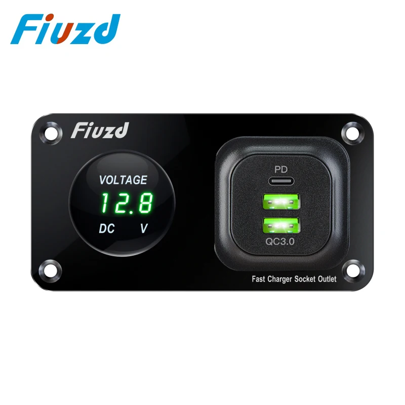 Usb built-in 12v QC3.0 USB PD 12V Socket Built-in Car with Voltmeter Type C Car Charger Socket Panel
Usb built-in 12v QC3.0 USB PD 12V Socket Built-in Car with Voltmeter Type C Car Charger Socket Panel