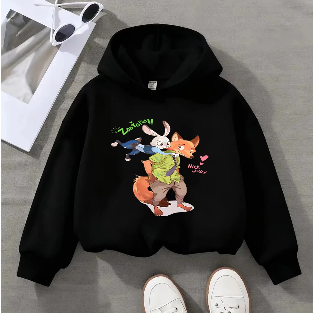 Толстовка с принтом Disney Zootopia Nick Judy для женщин и мужчин, повседневный модный пуловер с длинными рукавами, толстовка
Толстовка с принтом Disney Zootopia Nick Judy для женщин и мужчин, повседневный модный пуловер с длинными рукавами, толстовка