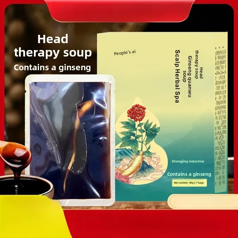 Ginseng Scalp Treatment Concentrate - Herbal Steam Therapy for Hair Growth & Detox, Salon-Grade Scalp Care Solution
Ginseng Scalp Treatment Concentrate - Herbal Steam Therapy for Hair Growth & Detox, Salon-Grade Scalp Care Solution
