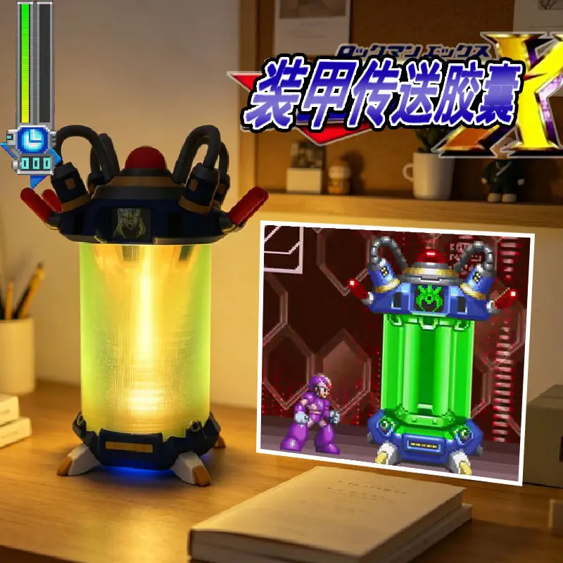Anime Mega Man X Rockman X Transport Capsule Lamp Led Night Light Desk Lamp Anime Periphery Display Box Collectible Gift
Anime Mega Man X Rockman X Transport Capsule Lamp Led Night Light Desk Lamp Anime Periphery Display Box Collectible Gift