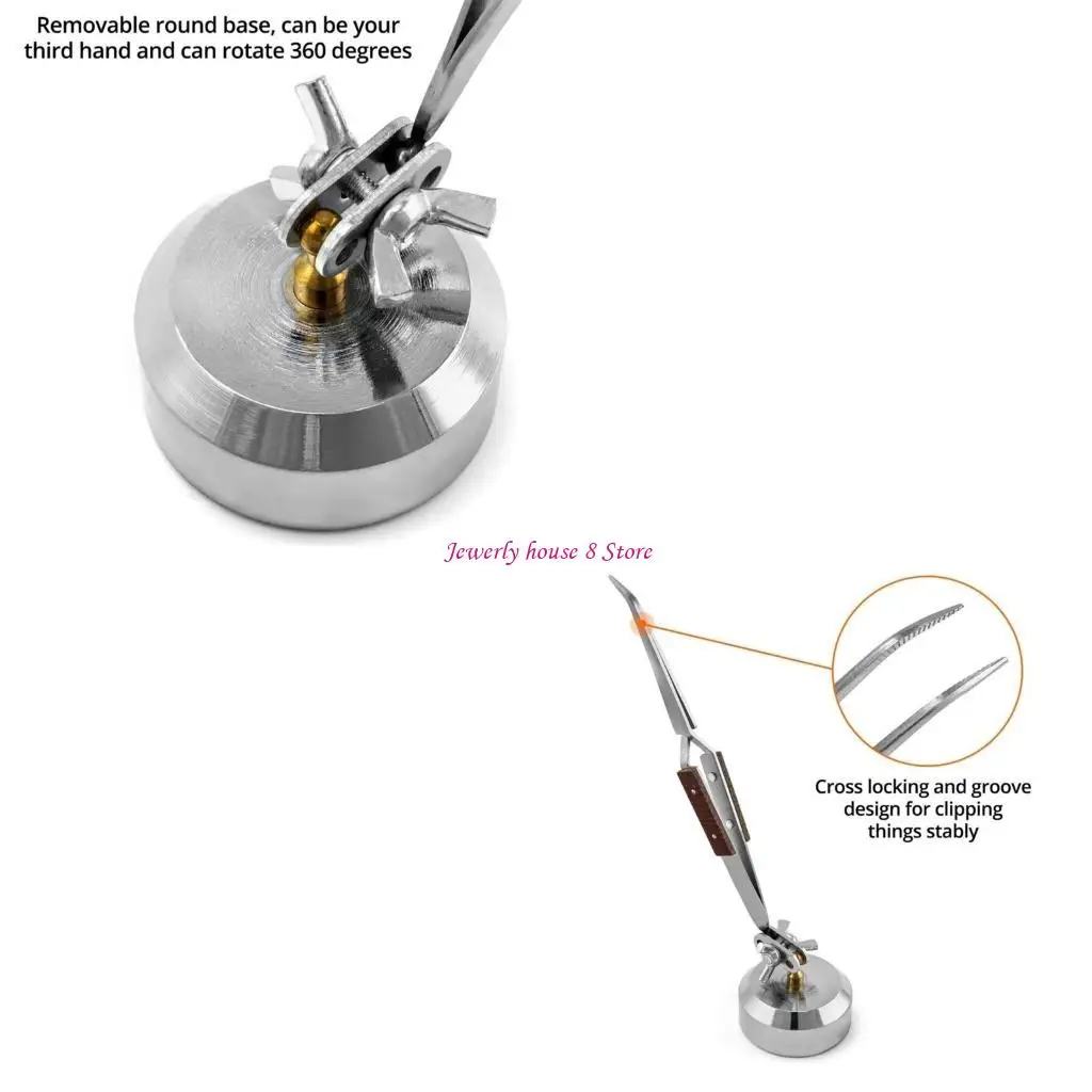 Пинцеты для пайки третьих рук. Пинцеты для пайки с вращающимся основанием для ремонта ювелирных изделий.
Пинцеты для пайки третьих рук. Пинцеты для пайки с вращающимся основанием для ремонта ювелирных изделий.