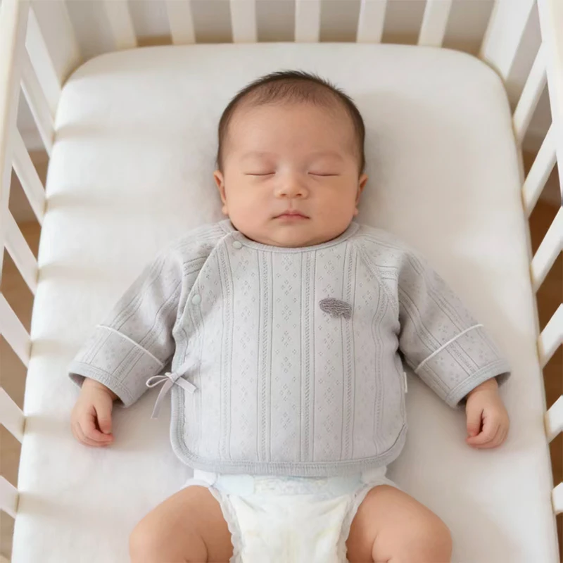 Летняя тонкая хлопковая рубашка-поло для новорожденных, одежда в стиле монашеской монастырской формы, детская одежда, летний топ, бесшовное нижнее белье класса А
Летняя тонкая хлопковая рубашка-поло для новорожденных, одежда в стиле монашеской монастырской формы, детская одежда, летний топ, бесшовное нижнее белье класса А