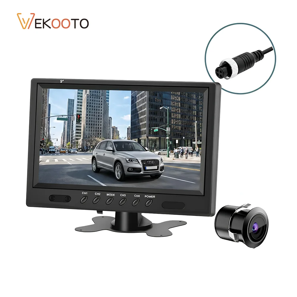 9" AHD Truck Monitor Waterproof Starlight Night Vision Backup Reverse Camera Vehicle Rear View Camera for Truck Bus Car Van RV
9" AHD Truck Monitor Waterproof Starlight Night Vision Backup Reverse Camera Vehicle Rear View Camera for Truck Bus Car Van RV