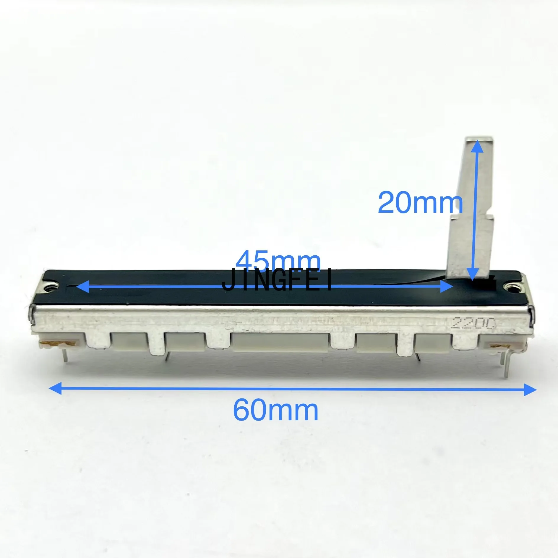 3 PCS ALPS 60mm straight slide potentiometer stroke 45MM shaft length 20MM light handle B10KX2 with leather dust
3 PCS ALPS 60mm straight slide potentiometer stroke 45MM shaft length 20MM light handle B10KX2 with leather dust