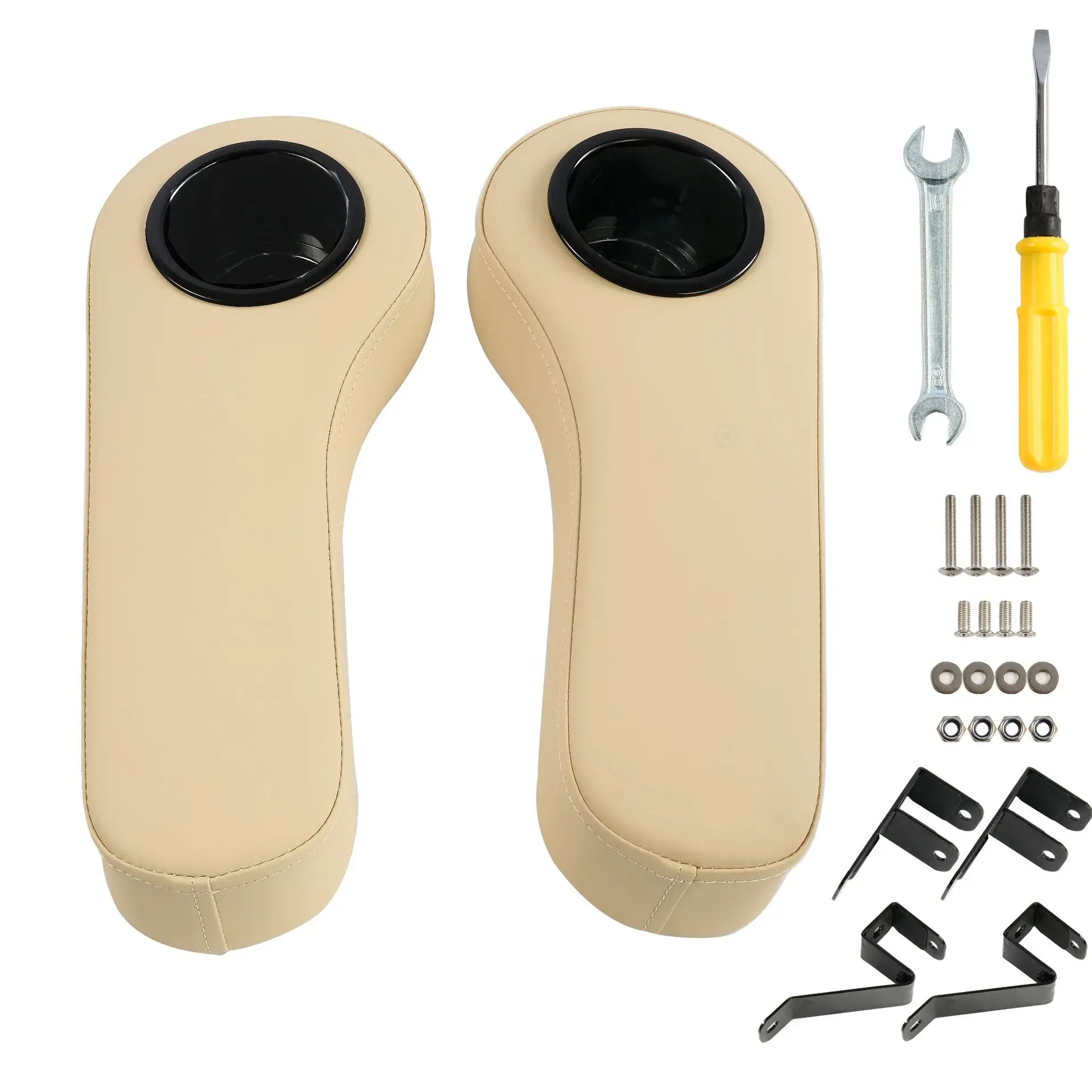 Golf Cart Accessories Golf Cart Rear Armrest with Cup Holder and Non-Drilled Stand Club Cart EZGO YMA
Golf Cart Accessories Golf Cart Rear Armrest with Cup Holder and Non-Drilled Stand Club Cart EZGO YMA