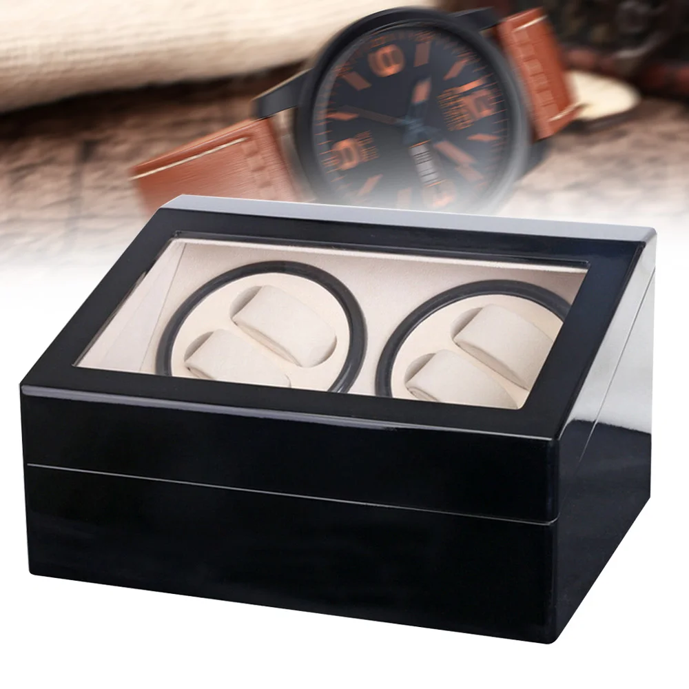 4+6 Automatic Watch Winder Electric Watches Organizer Storage Wooden Case Container Luxury Christmas Presents Birthday Gift
4+6 Automatic Watch Winder Electric Watches Organizer Storage Wooden Case Container Luxury Christmas Presents Birthday Gift