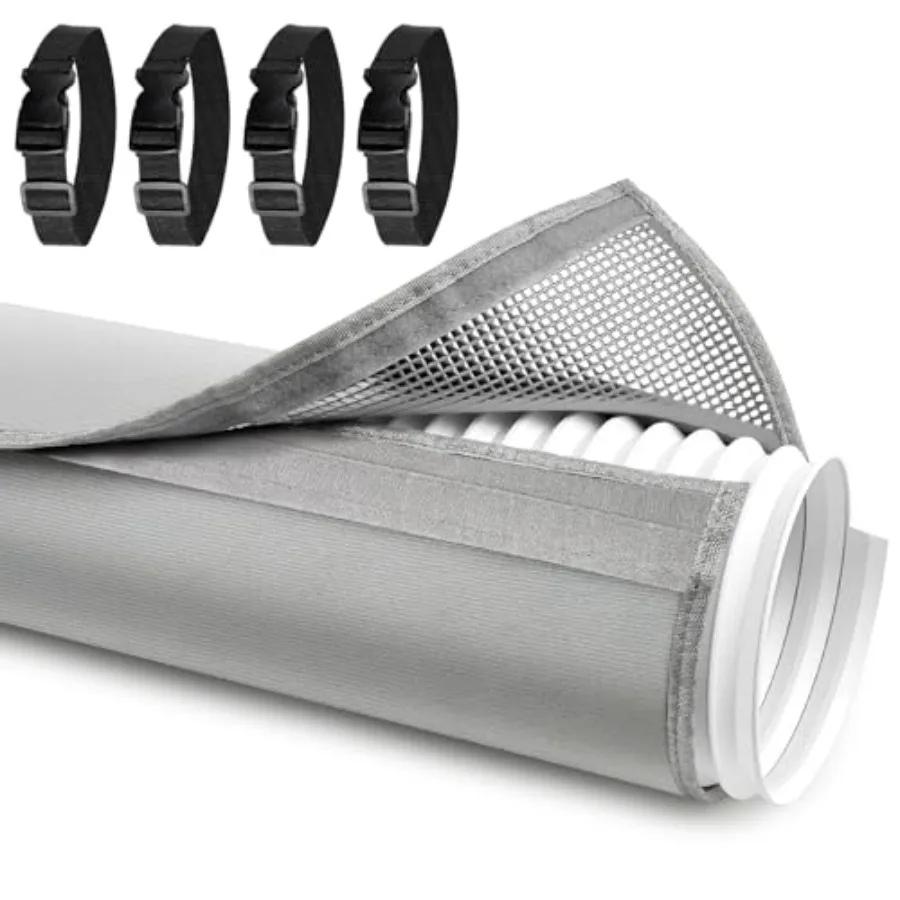 Pable Air Condiner Hoe Cover Wrap, Inted AC Hoe Duct Vent Cover leeve, 3 Layer Inn Exhaut Hoe Wrap with Adjutable trap for Pabl
Pable Air Condiner Hoe Cover Wrap, Inted AC Hoe Duct Vent Cover leeve, 3 Layer Inn Exhaut Hoe Wrap with Adjutable trap for Pabl
