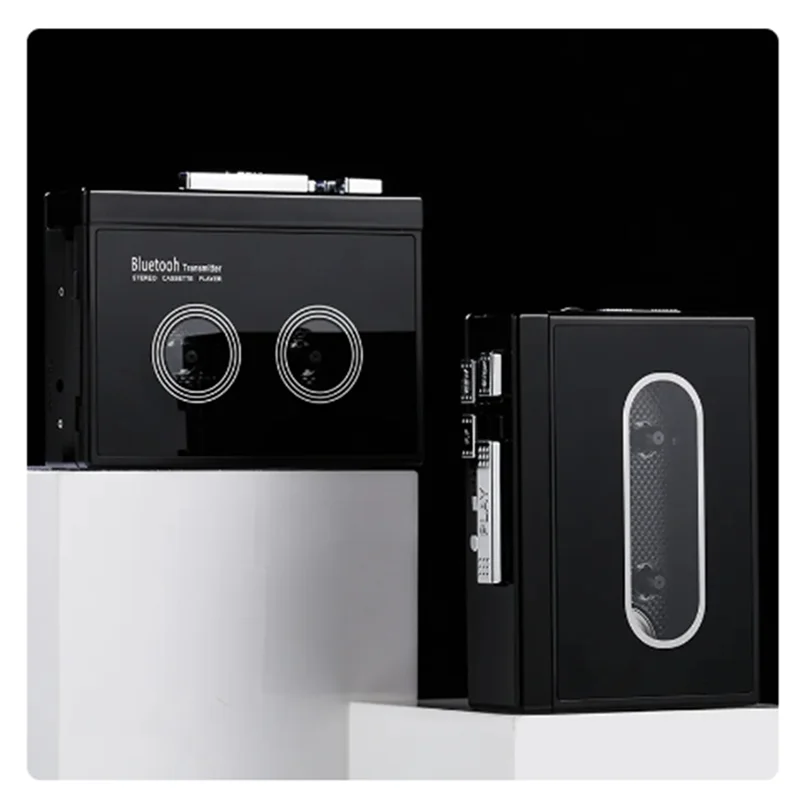 FEDI-2X Black Retro Stereo Cassette Player Walkman Cassette Tape Music Audio Auto Reverse With Bluetooth
FEDI-2X Black Retro Stereo Cassette Player Walkman Cassette Tape Music Audio Auto Reverse With Bluetooth
