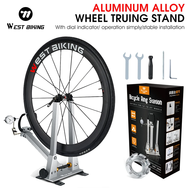 WEST BIKING Local Shipping Bike Wheel Truing Stand With Dial Indicator Gauge MTB Road BMX Bicycle Rims Correction Wheel Maintenance Repair Tool
WEST BIKING Local Shipping Bike Wheel Truing Stand With Dial Indicator Gauge MTB Road BMX Bicycle Rims Correction Wheel Maintenance Repair Tool