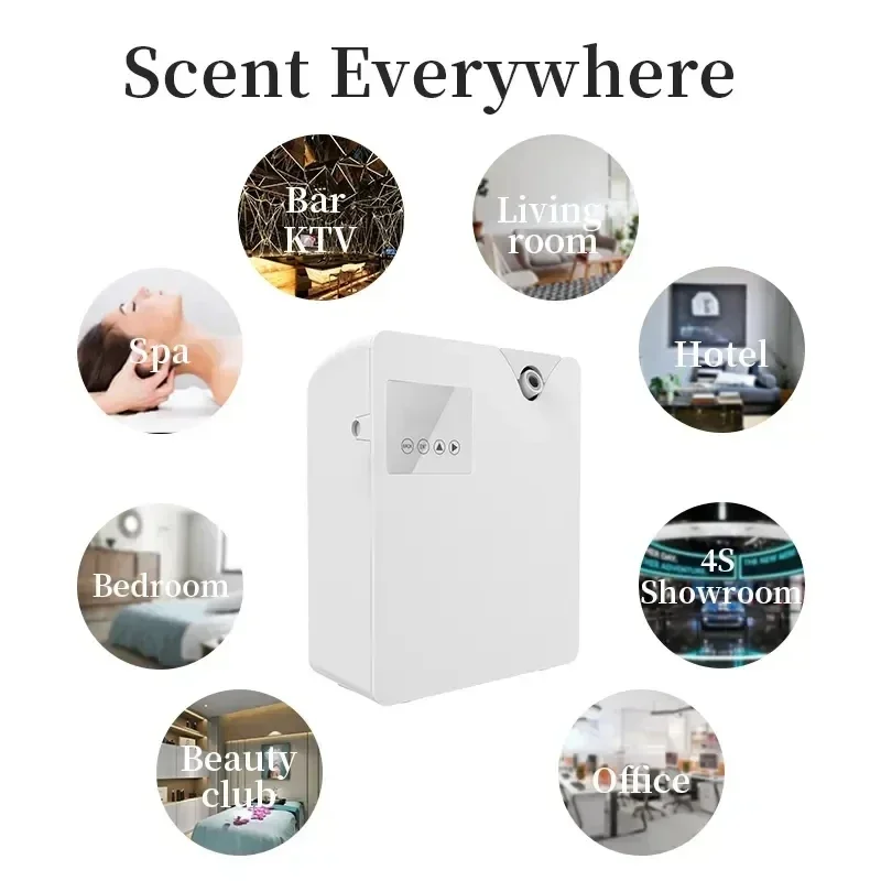 In stock Large Capacity WiFi Remote App Control HVAC Commercial Scent Diffuser Automatic air Freshener Wall Mount Nebulizer
In stock Large Capacity WiFi Remote App Control HVAC Commercial Scent Diffuser Automatic air Freshener Wall Mount Nebulizer