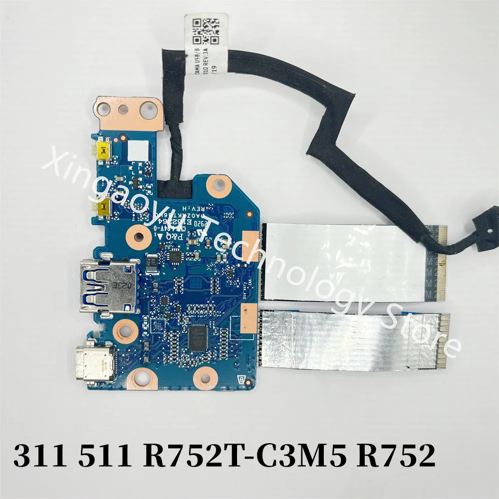 Для Acer Chromebook 311 511 R752T-C3M5 R752 TYPE-C кнопочный выключатель USB-C port DA0ZAKTB6H0/DA0ZAKTB6G0/DA0ZAKTB6E0
Для Acer Chromebook 311 511 R752T-C3M5 R752 TYPE-C кнопочный выключатель USB-C port DA0ZAKTB6H0/DA0ZAKTB6G0/DA0ZAKTB6E0