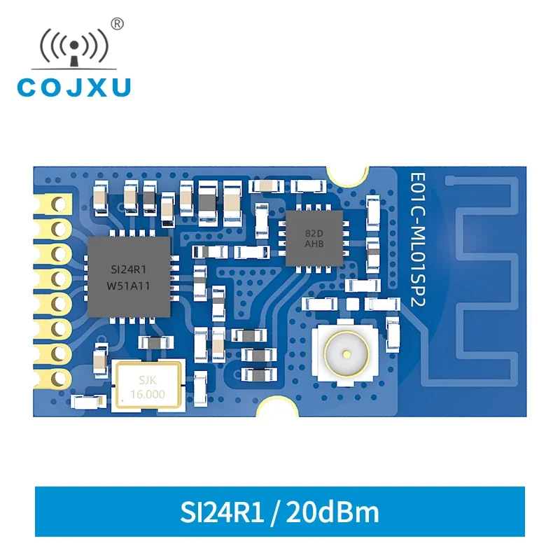 EBYTE 2.4G Cost-effective Wireless Transceiver RF Communication Module Receiver and Radio Transmitter Module PCB and IPX Antenna
EBYTE 2.4G Cost-effective Wireless Transceiver RF Communication Module Receiver and Radio Transmitter Module PCB and IPX Antenna