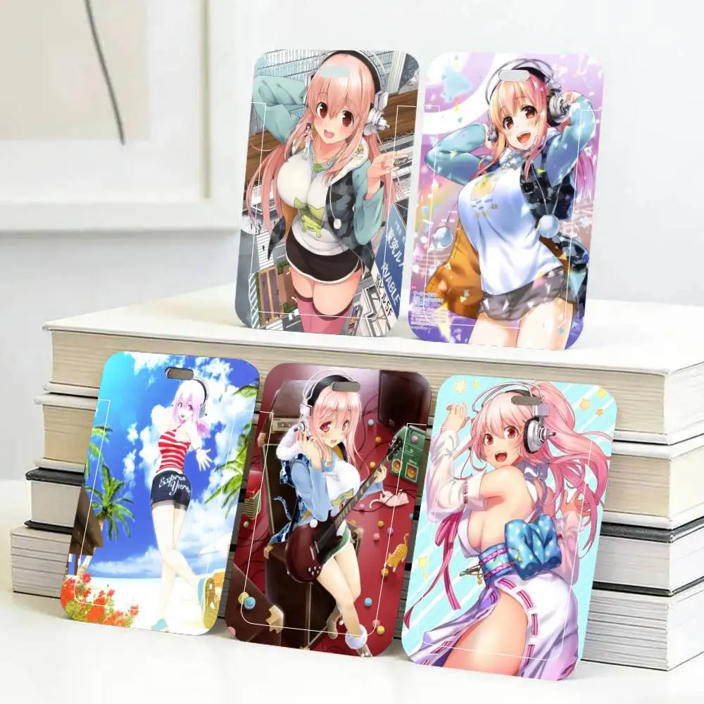 Anime S-Super Sonico ID Card Holder Neck Strap Pendant Door Badge Holder Lanyards Keychain Work Credential Case Gift
Anime S-Super Sonico ID Card Holder Neck Strap Pendant Door Badge Holder Lanyards Keychain Work Credential Case Gift