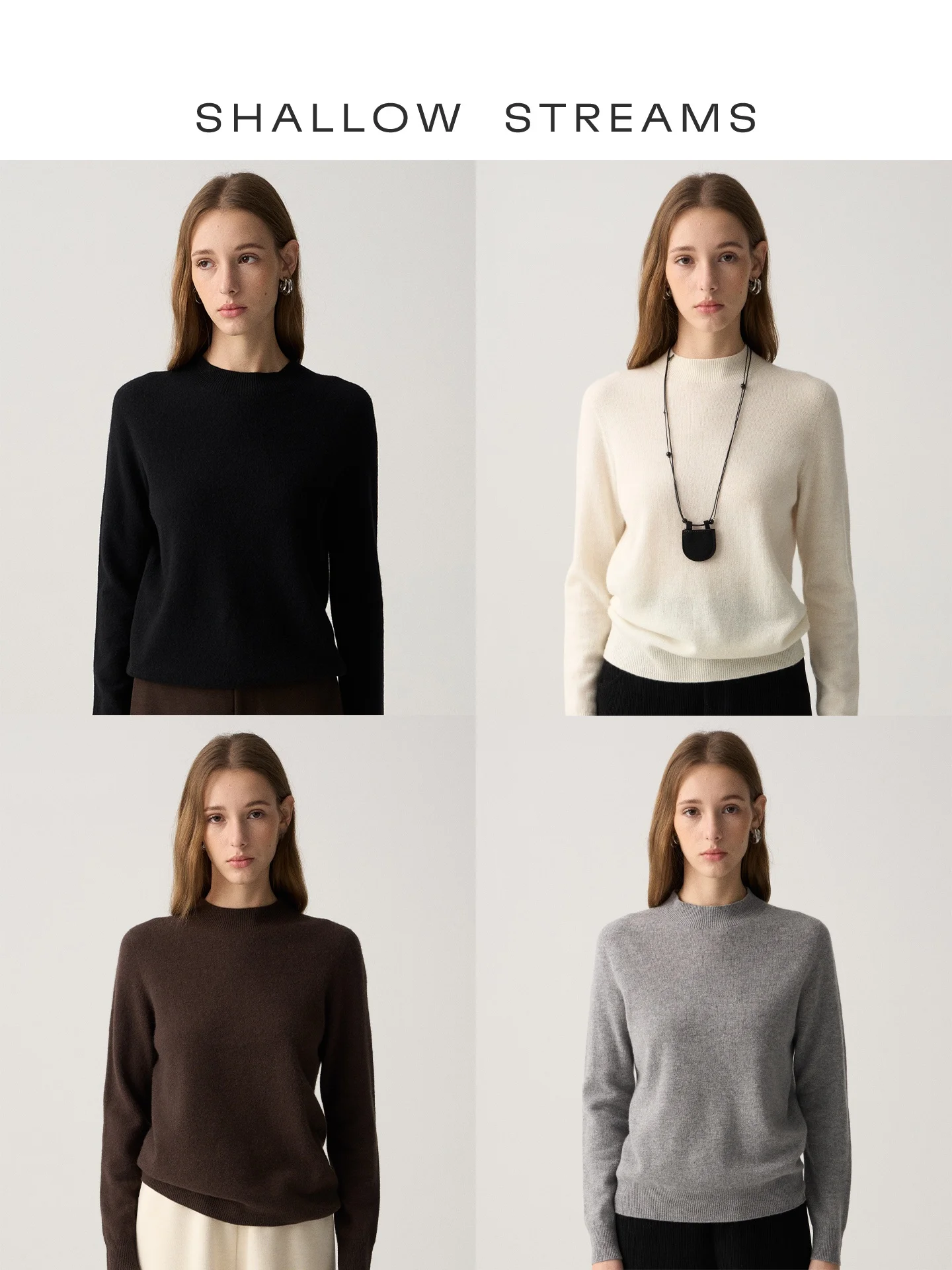 Sea Cashmere Sweater Women's Warm Half High Collar Versatile Woolen Knitwear Autumn Winter Fashion Casual Comfortable
Sea Cashmere Sweater Women's Warm Half High Collar Versatile Woolen Knitwear Autumn Winter Fashion Casual Comfortable
