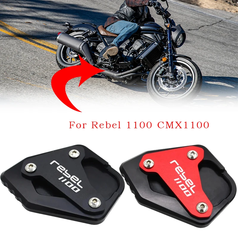 For HONDA CMX1100 2021-2022 Accessories Motorcycle CNC Aluminum Alloy Foot Side Stand Extension Pad Support Plate Enlarge Stand
For HONDA CMX1100 2021-2022 Accessories Motorcycle CNC Aluminum Alloy Foot Side Stand Extension Pad Support Plate Enlarge Stand